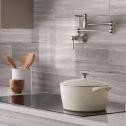 Wooden Beige 12X24 Polished Marble Tile